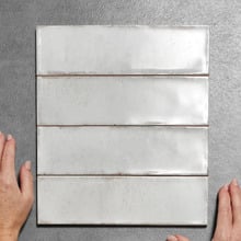 Seville Pearl White Subway Ceramic Tile